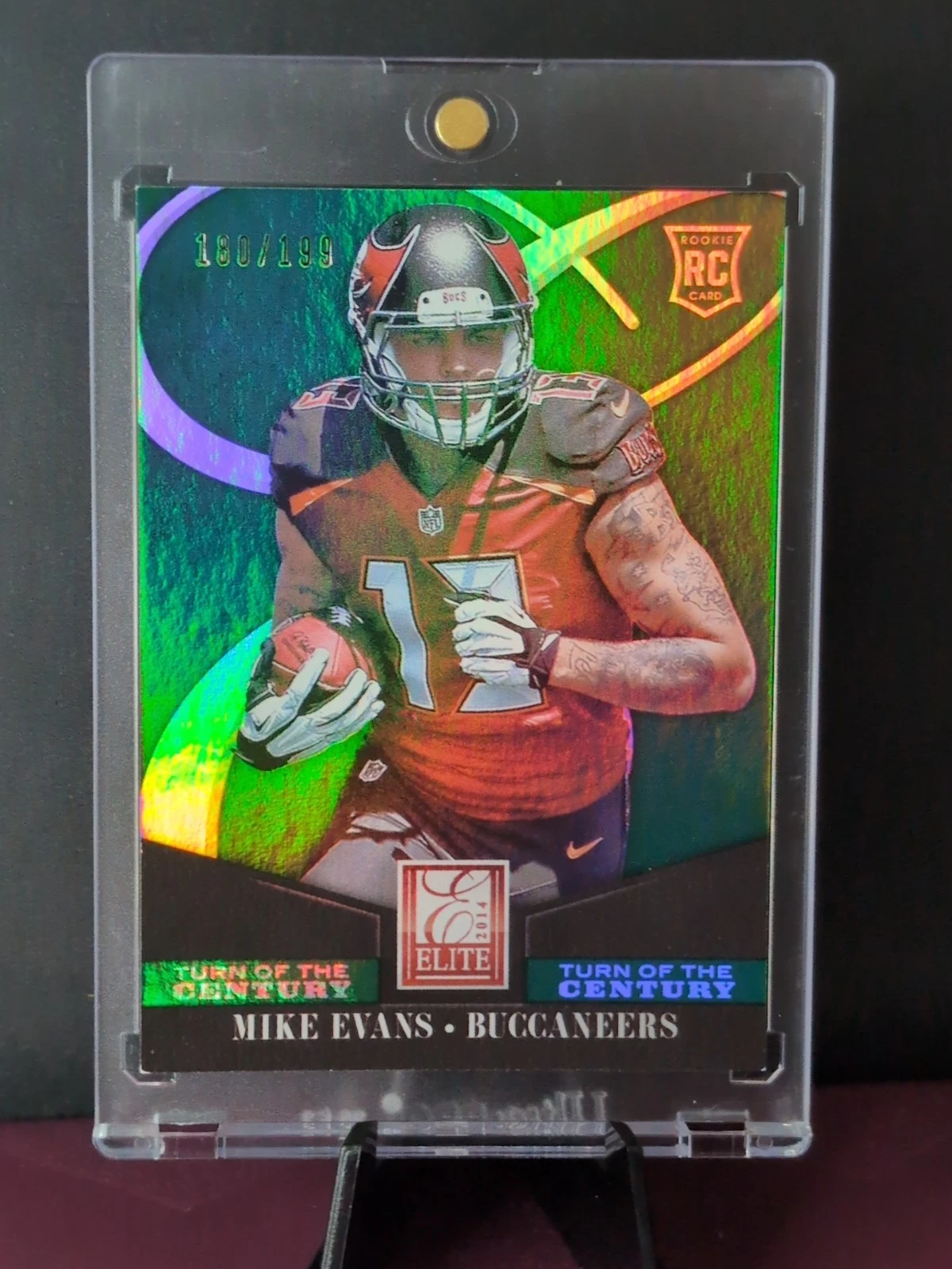 Mike Evans Panini Elite #174 Turn of the Century Signature