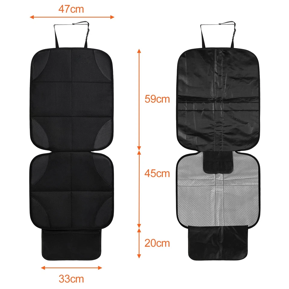 2x Autositz Auflage Schutzunterlage Schutzbezug Sitzschoner Sitzschutz Kinder - Bild 2 von 4