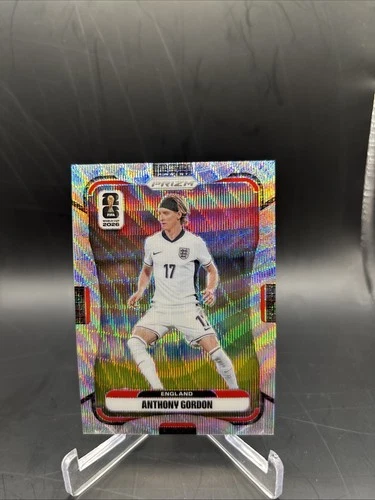 2026 Panini Prizm FIFA World Cup - Anthony Gordon #105 Wave Prizm England
