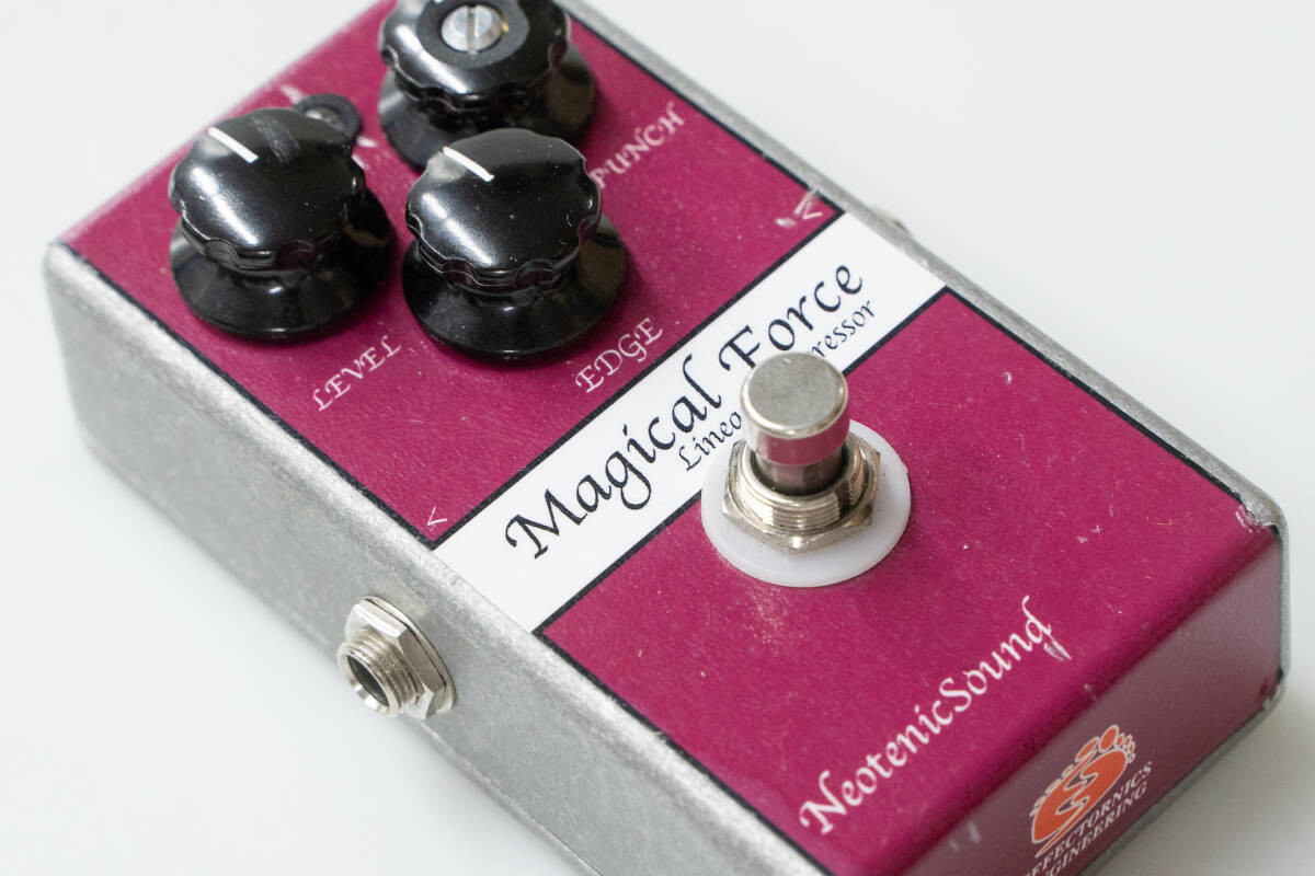 Neotenic Sound Magical Force Compressor Pedal Used Japan Neotenic Sound Magical Force Compressor Pedal Used Japan