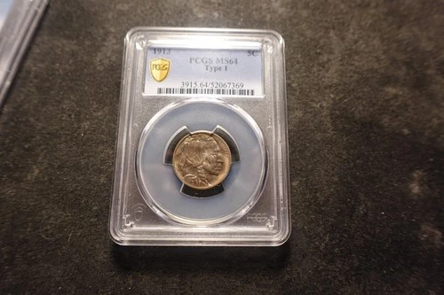 New Listing1913 PCGS BU MS-64 TY 1 Buffalo Nickel Nice Coin SLABZ