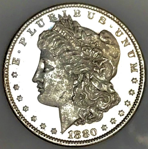 1880 O MORGAN SEMI PROOF LIKE! BEAUTIFUL MIRRORS! UNREAL QUALITY! WOW NR #64556