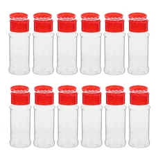  12 Pcs Versatile Spice Jar Kitchen Condiment Dispensers Seasoning Containers