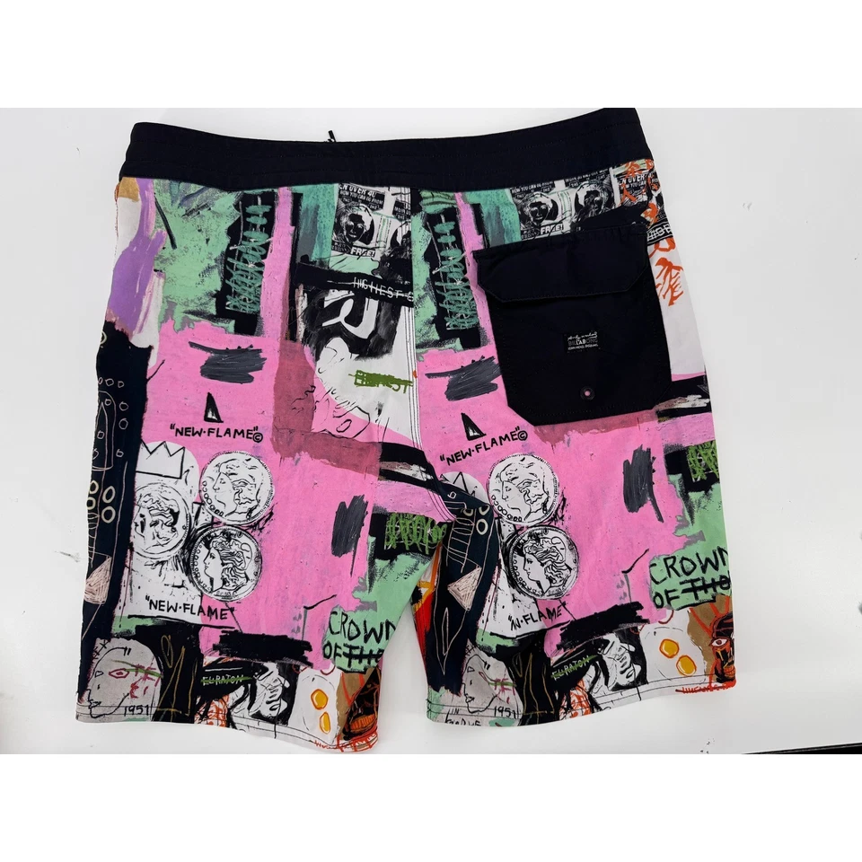 Bañador corto Billabong Andy Warhol Jean Michel Basquiat talla 31 Foto 2 de 4