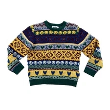 MOLO Kids Boys Knit Wool Blend Sweater Sz 7-8