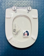 SEDILE COPRIWATER WC - KERASAN Mod. RITMO RESINA POLIESTERE LEGNO ITALY