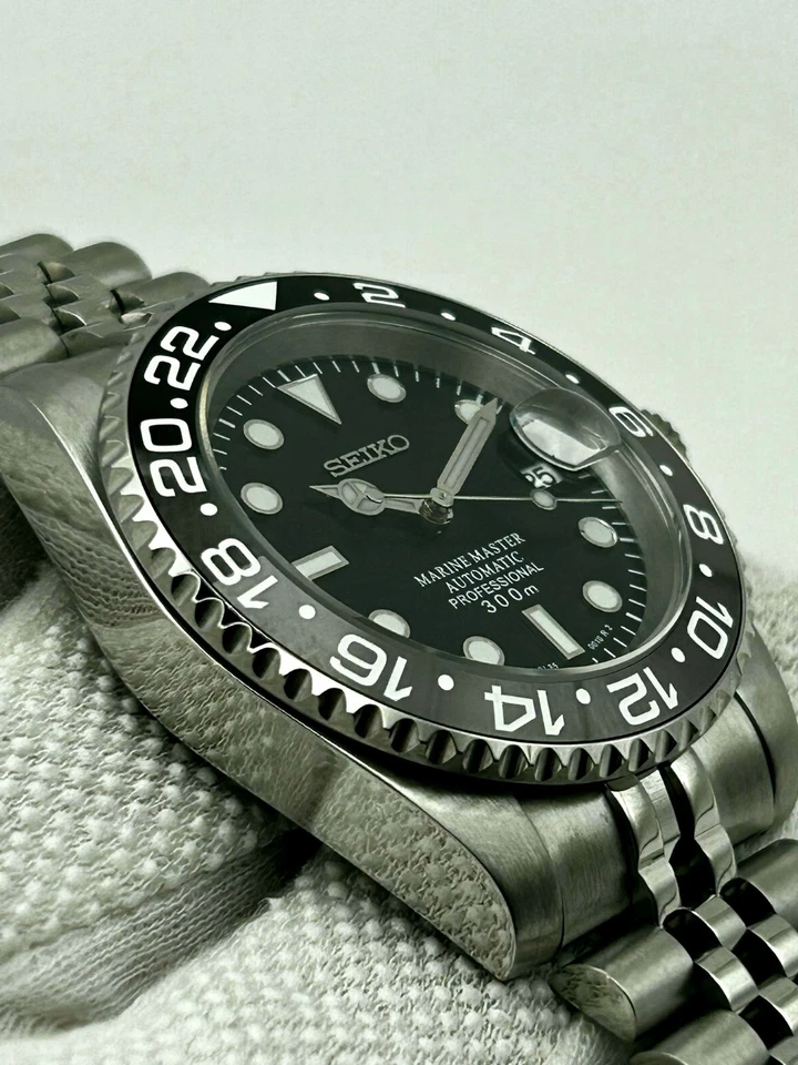 Часы Seiko Mod Bruce Wayne NH35 с автоматическим механизмом юбилейный стиль браслет - Изображение 2 из 4