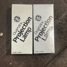 GE General Electric DYS/DYV/BHC Quartzline 600W 120V Projection Lamps 2 