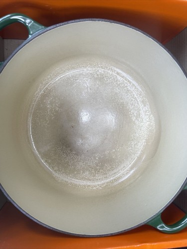 Le Creuset Signature Emailliertes Gusseisen 4,5 Quart Runder Dutch Oven Türkis Hergestellt in Frankreich - Bild 11 von 19