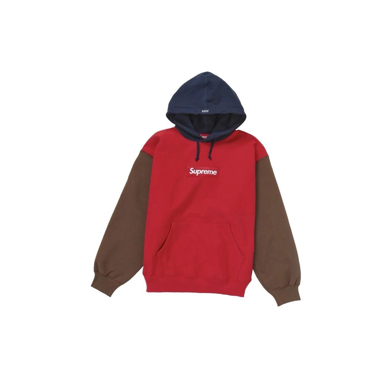 Sweat à capuche In Hand Supreme Box Logo FW24 Multicolore Taille : Large