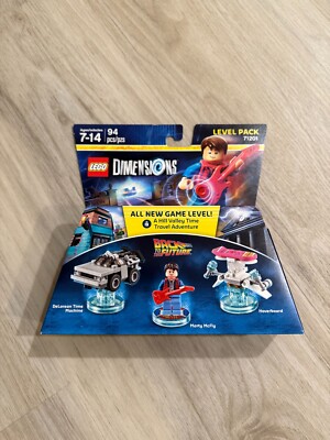 Lego Dimensions Back to the Future DeLorean Marty McFly Level