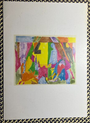 JASPER JOHNS Monotypes Gallery Invite, MATTHEW MARKS GALLERY (2016)