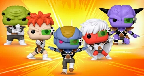 FUNKO POP! DRAGON BALL Z GINYU FORCE SET - GULDO, RECOOME, GINYU, BURTER & JIECE
