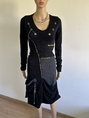 Robe pull noire neuve Dy Design taille S 