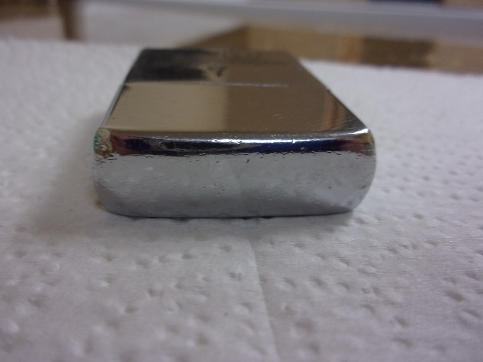 VTG 60's U.S.S. RANDOLPH CVS 15 ZIPPO LIGHTER WITH BRASS NAVY MEDALLION