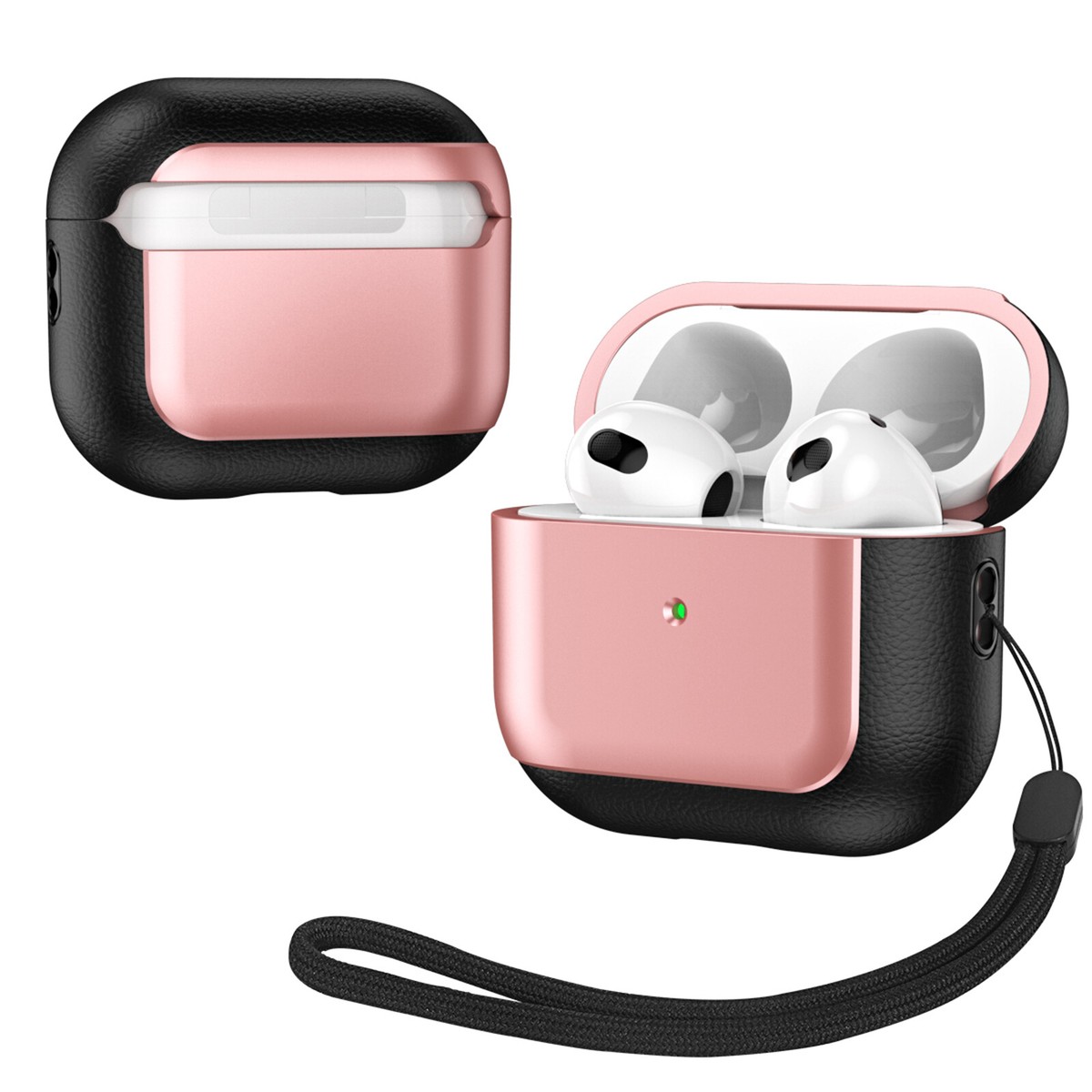 Apple Men Solid Case With Secure Lock Compatible With AirPods Compatible With Ai
