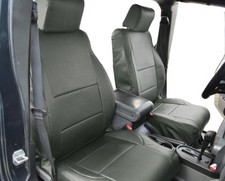 For 2007-2010 Jeep Wrangler Jk 2doors Custom Fit 2 Front Seat Covers Charcoal