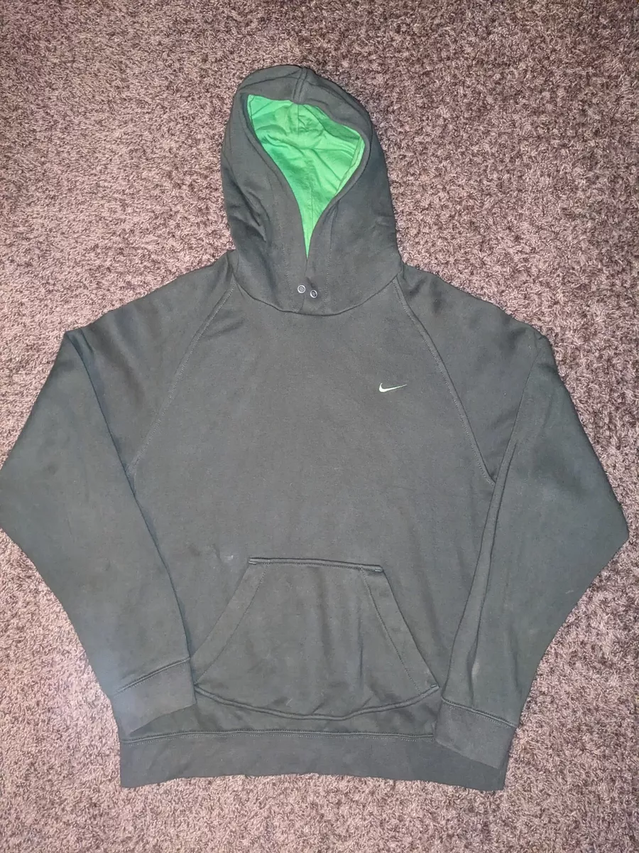 Faded green hoodie top
