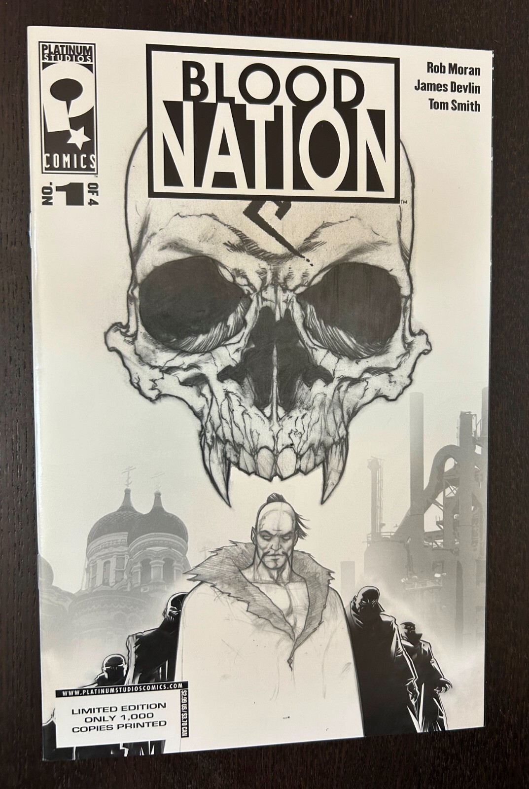 BLOOD NATION #1 (Platinum Studios Comics 2007) -- Limited to 1000 B/W VARIANT