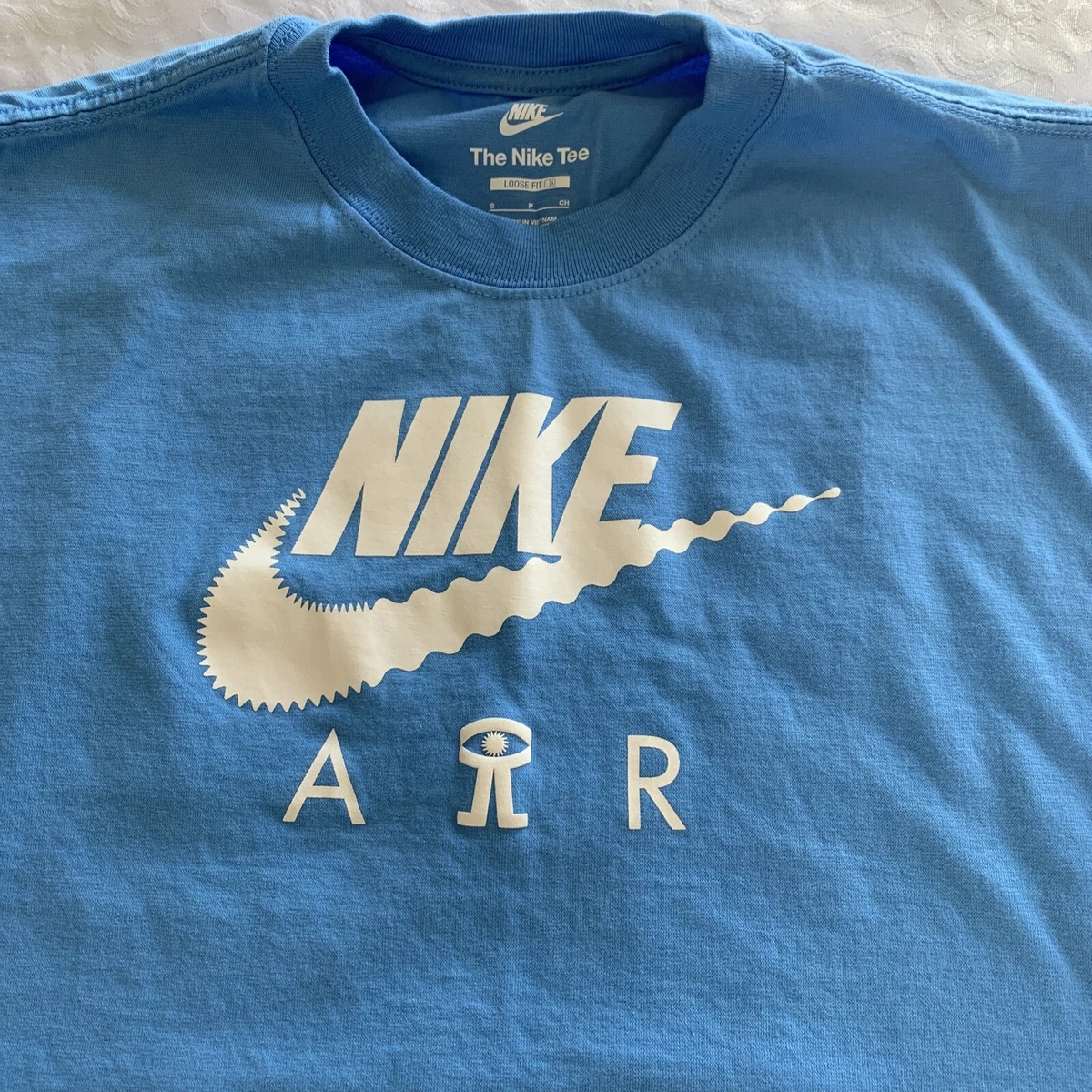 Blue nike air shirt clearance