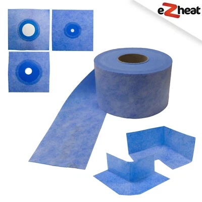 EZHEAT Waterproof Tanking Sealing Tape for Wet Rooms Showers & Baths Premium Flexible