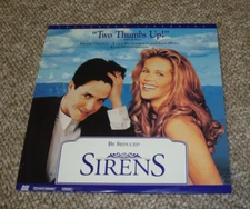 Sirens Letterbox Edition Laserdisc. Hugh Grant & Elle MacPherson