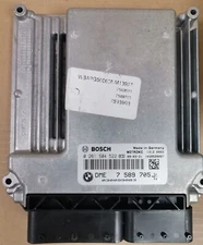BMW 3 Series E90 E92 E60 ENGINE CONTROL UNIT DME 7589705 01 N46N mv1746