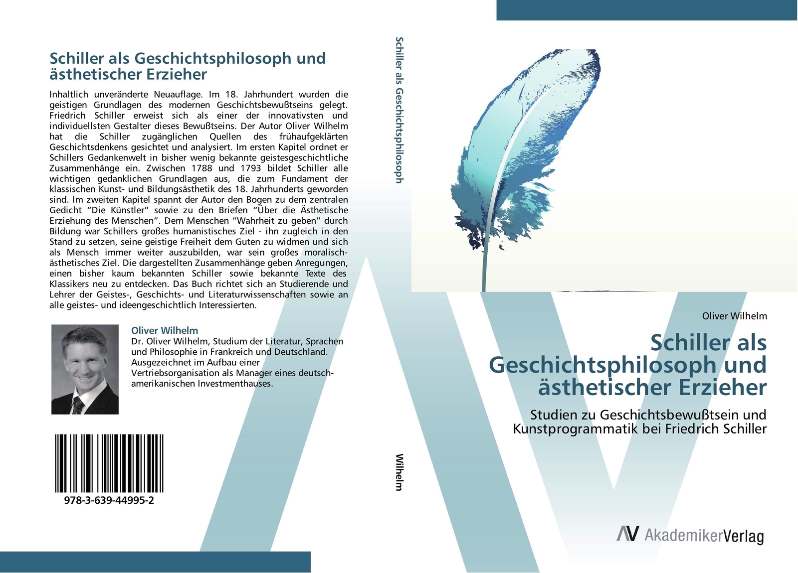Thumbnail - Oliver Wilhelm | Schiller Als Geschichtsphilosoph Und Ästhetischer