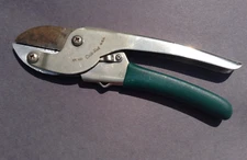 Vtg Quik-Kut [Wallace] K21  steel anvil cut hand pruner garden snips shears USA