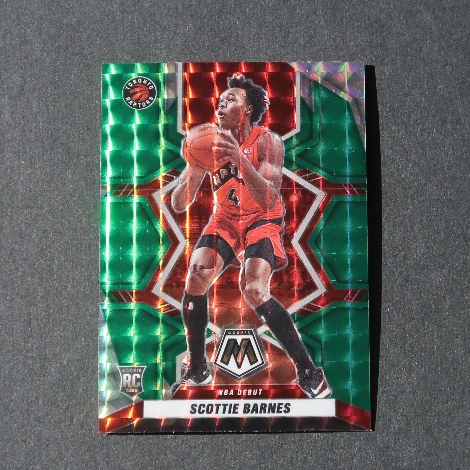 2021-22 Panini Mosaic NBA Debut Green Scottie Barnes #264