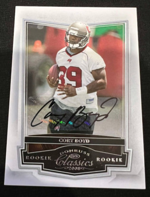 CORY BOYD 2008 Donruss Classics #228 Rookie Card RC AUTO #100/499