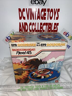 Vintage GOLDORAK GOLDRAKE Reel 45 POPY Italy Popy robot atlas UFO Radiocomandati