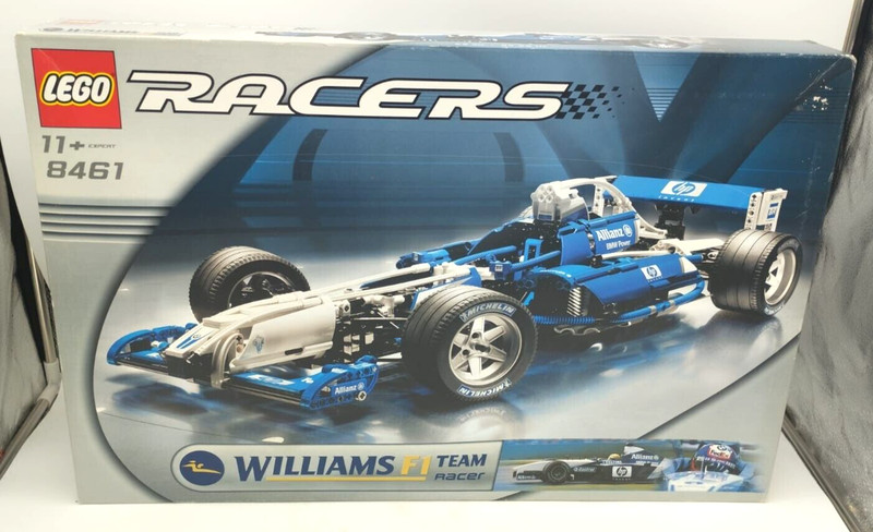 LEGO 8461 Williams F1 Team Racers MISB NEW RARE Technic Formula 1 Racing 8458