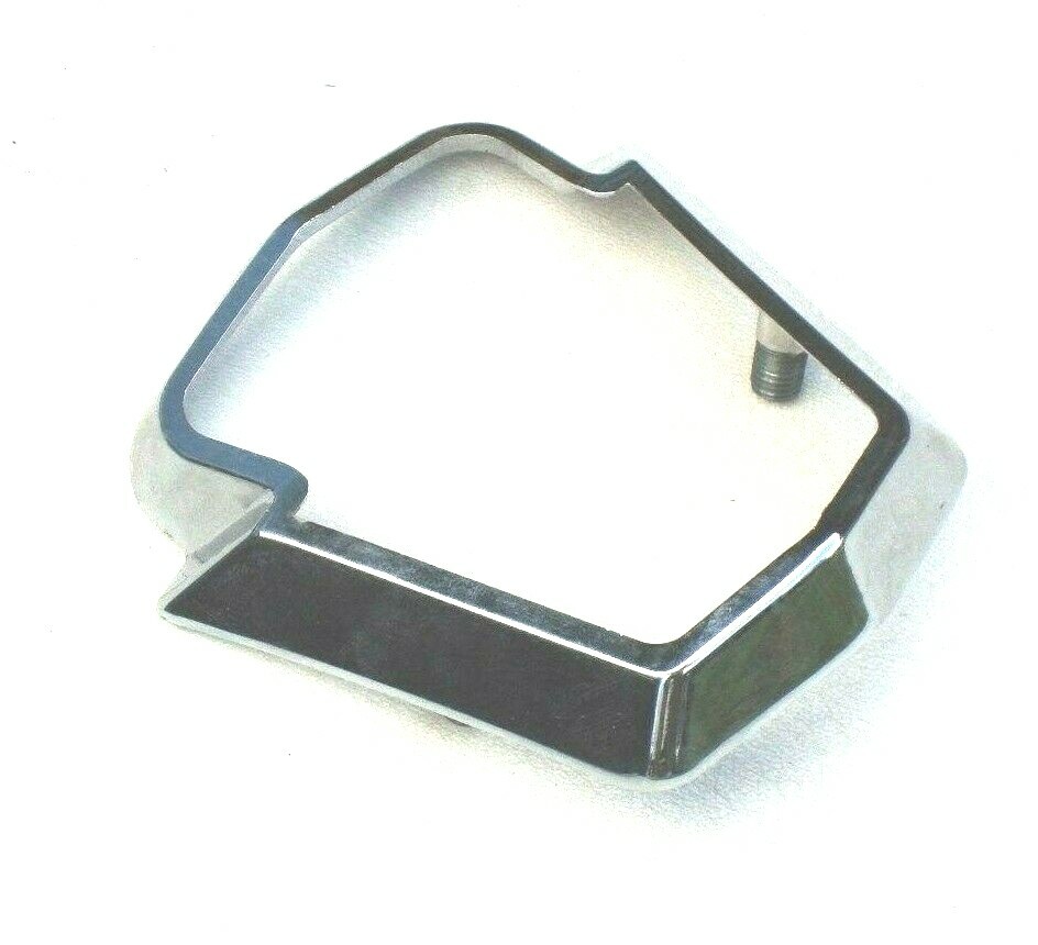 1950 1951 50 51 FORD HOOD  CREST  CHROME BEZEL   NEW  *