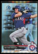 2017 Bowman Draft Chrome 1st Refractor Matthew Whatley #BDC-121