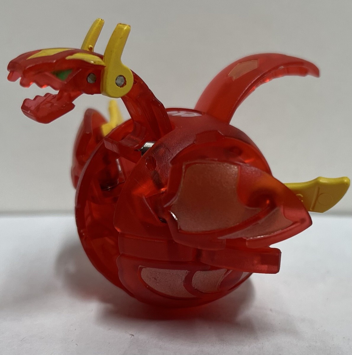 Red Pyro Dragonoid Bakugan B2 Translucent Pyro Dragonoid Red