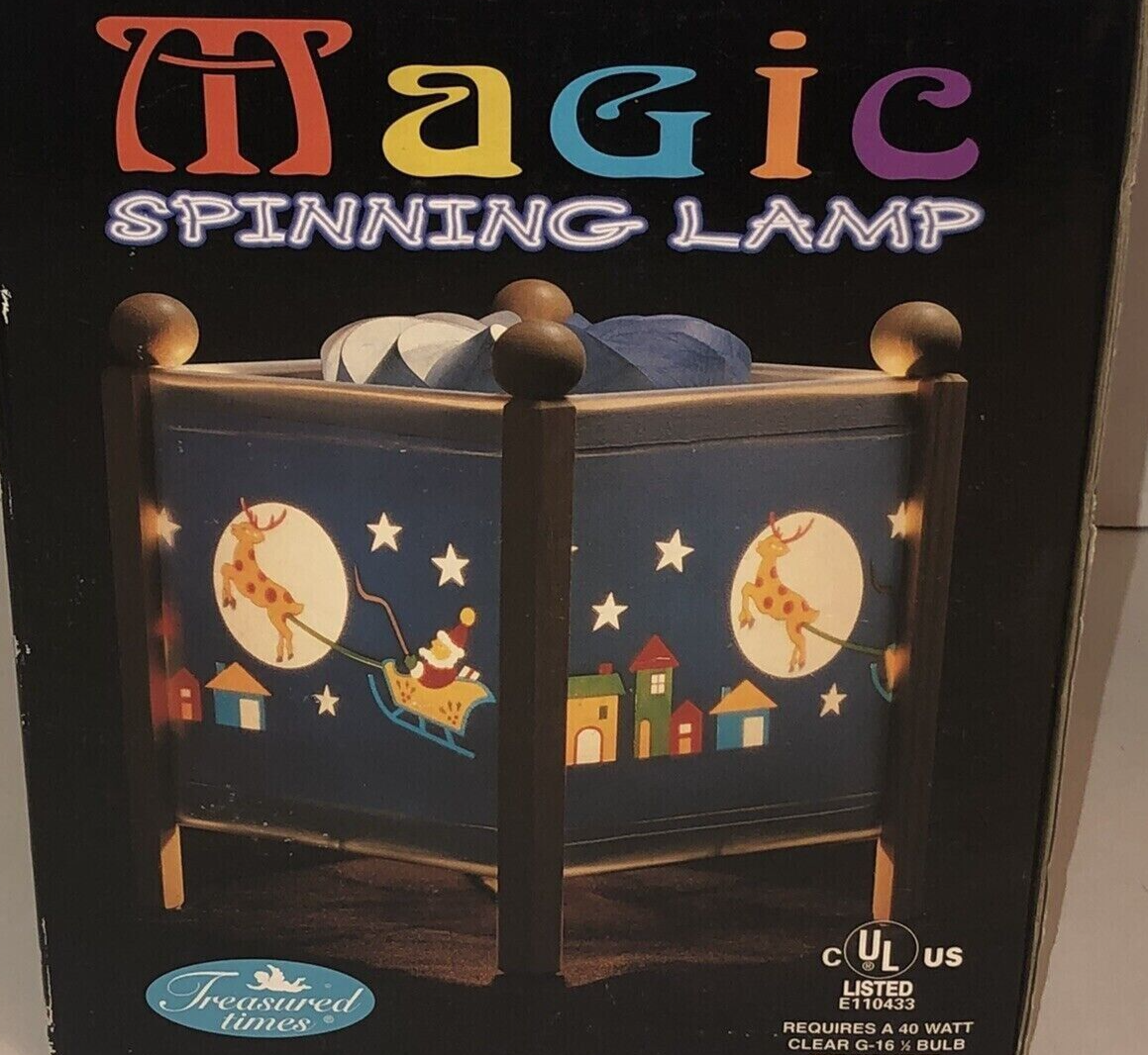 Vintage Magic Spinning Motion Lamp SANTA CLAUS 2395-2901F Vintage Magic Spinning Motion Lamp SANTA CLAUS 2395-2901F
