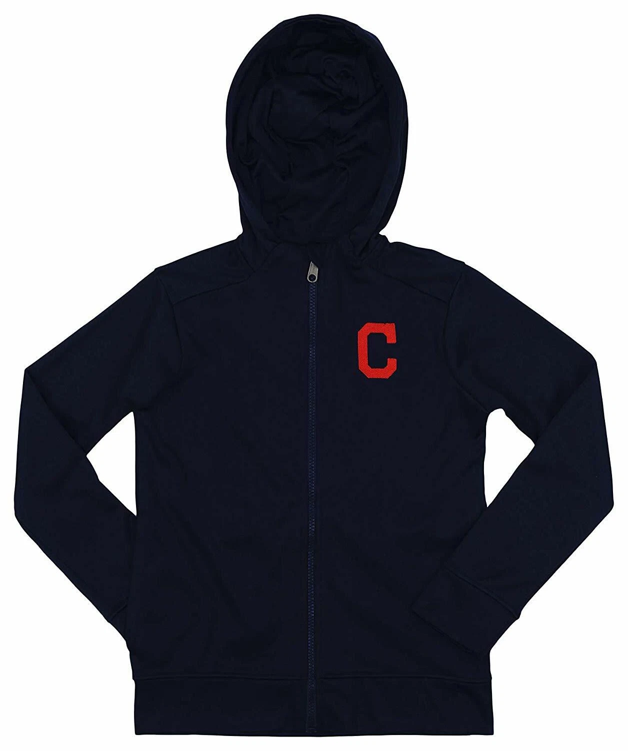Cleveland Baseball Team Indians Performance Full Zip Hoodie, Gift for Fan
