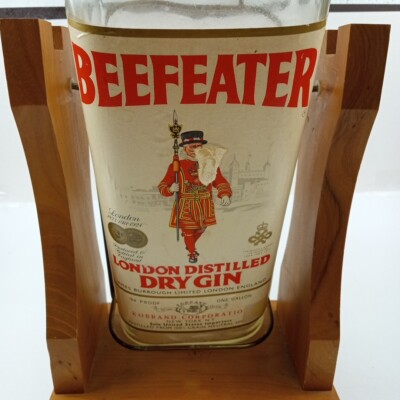Beefeater 1 Gallon Tilt Empty Bottle London Distilled Dry Gin