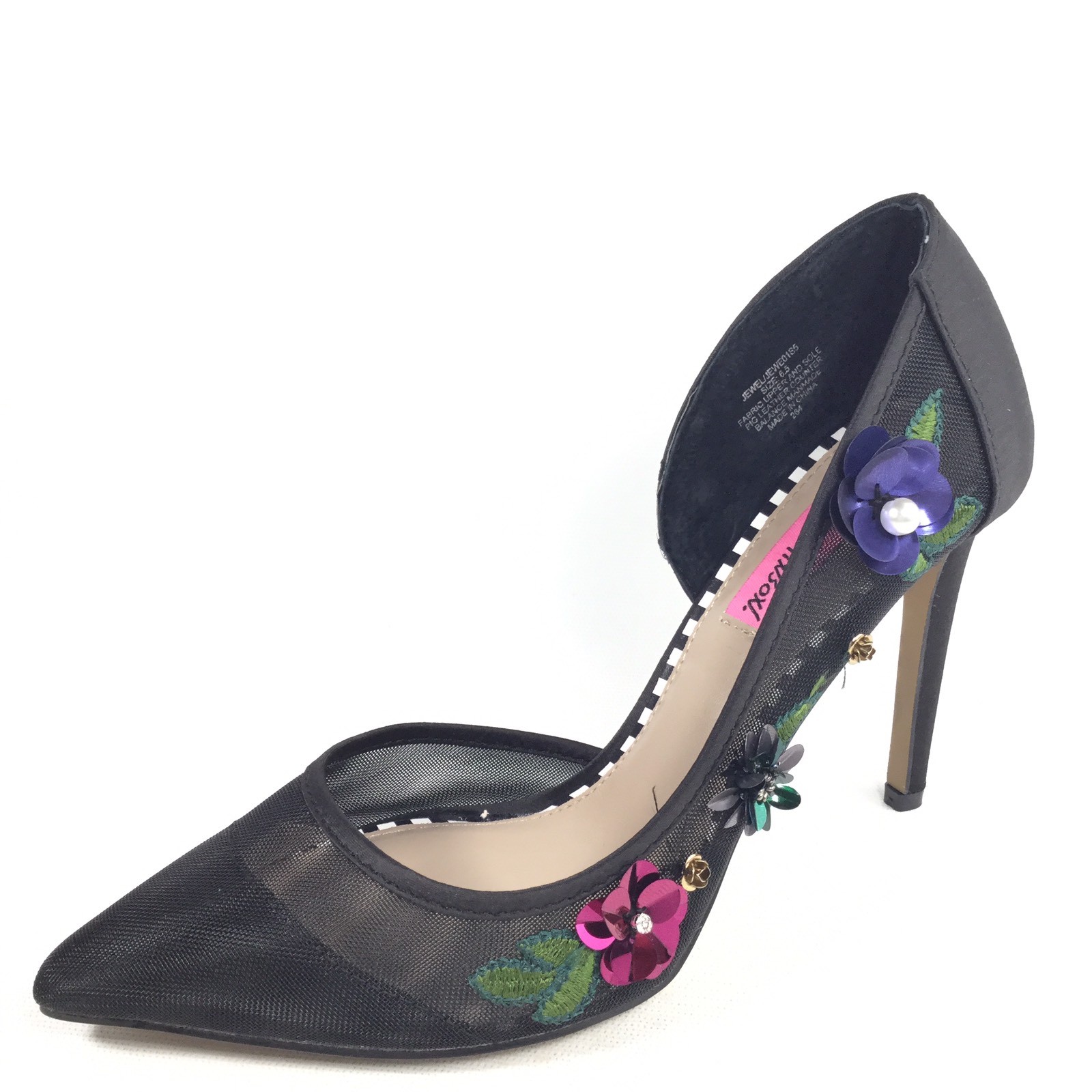 betsey johnson black heels