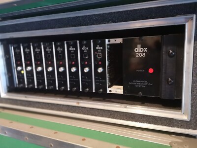RARE! MINT! DBX 900 Type Rack 208 Noise Reduction System 8x 411