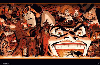 DC Comics - Batman - VIllains Collage Poster