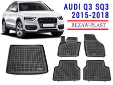 Rezawplast Floor Liners For Audi Q3 Sq3 2015-2018 Car Mats Cargo Liner Odor