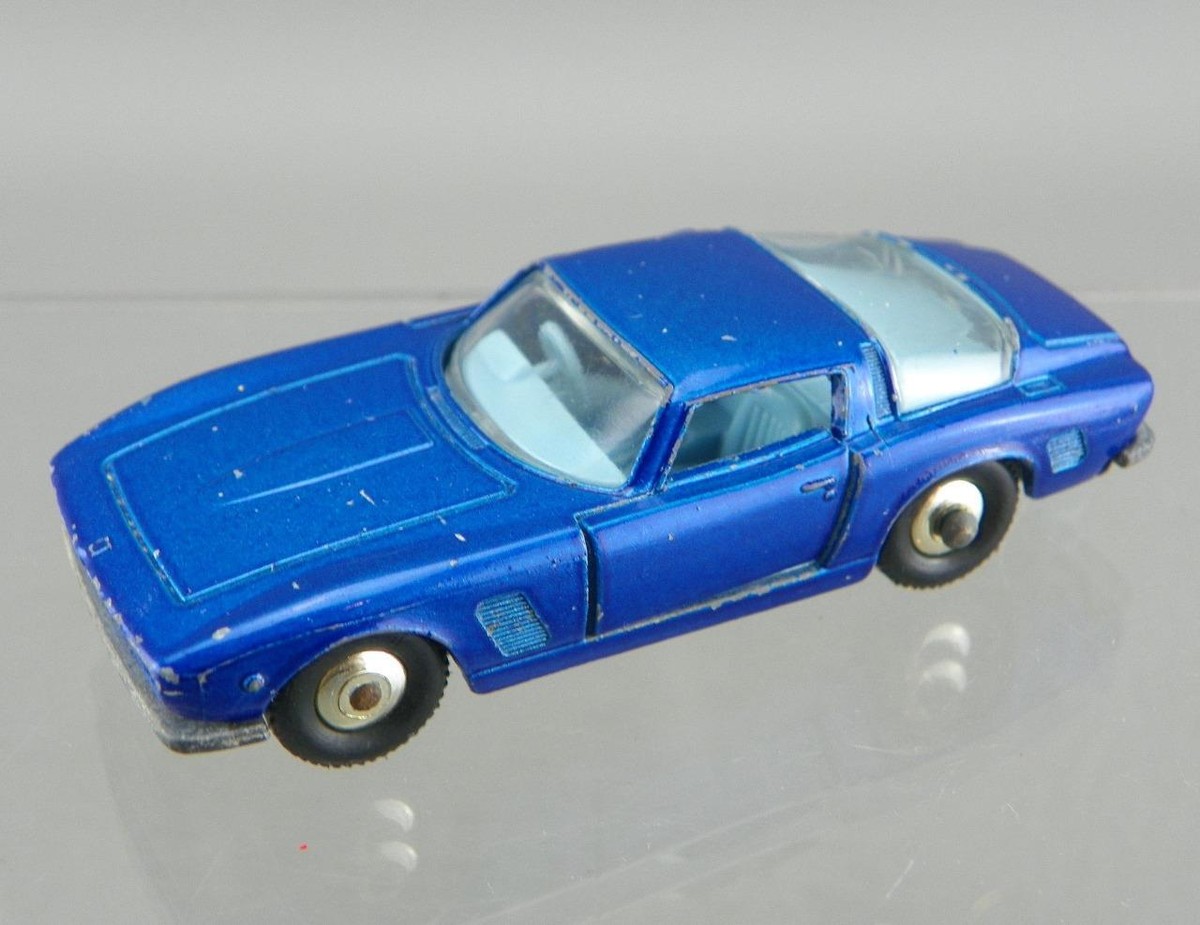Vintage 1960s Matchbox Lesney No.14 Diecast 1/64 Scale Blue Iso