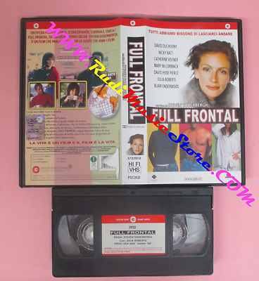VHS film FULL FRONTAL 2002 Julia Roberts CECCHI GORI PSC3932 (F146*) no dvd