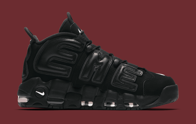 nike supreme uptempo black