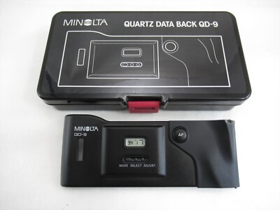 【MINT in Case】Minolta QD-9 Quartz Data Back for α-9 35mm SLR