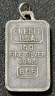 Rare 10 Gram .999 Fine Silver Credit USA BOF Pendant Silver Bar Silver Jewelry!