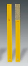 Diamond Hand File 6210J, M40, Pattern 18, Yellow - (Pack of 10)