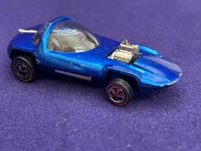 1968 Vintage Hot Wheels Blue Silhouette Mattel Redline One Owner 1968 Vintage Hot Wheels Blue Silhouette Mattel Redline One Owner